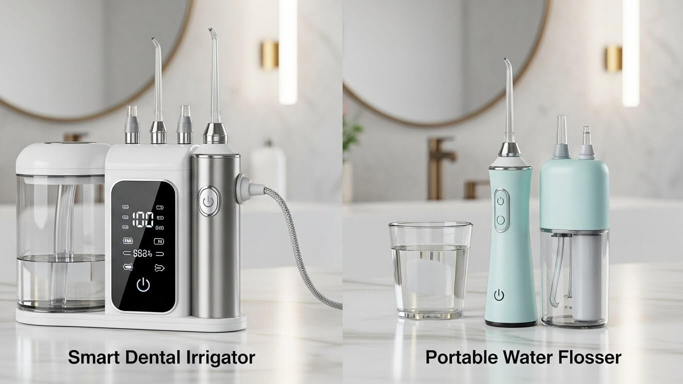 Smart Dental Irrigator vs. Portable Water Flosser.jpg