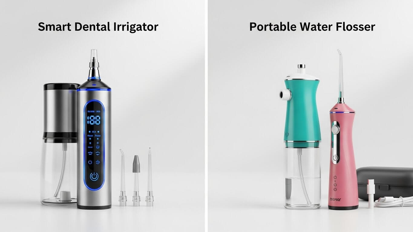 Smart Dental Irrigator vs. Portable Water Flosser.jpg