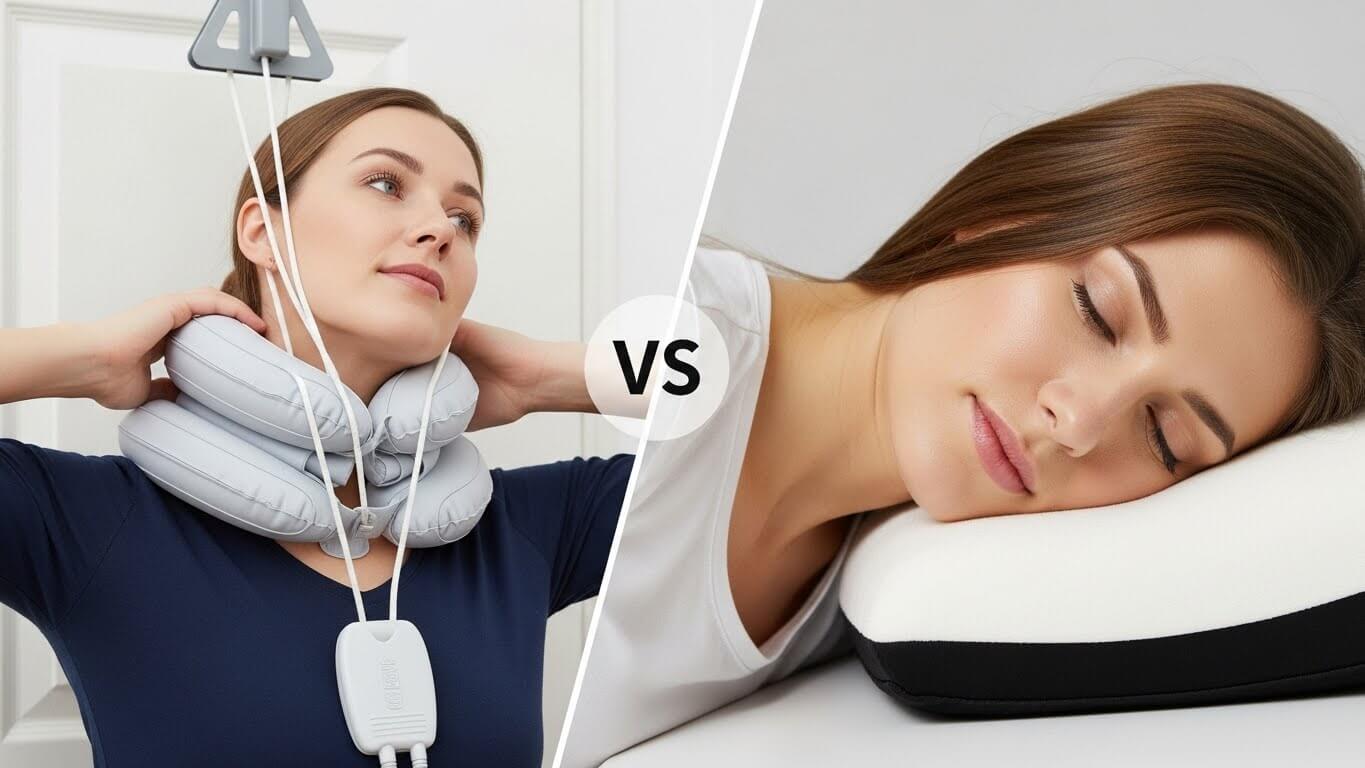 Neck Traction Device vs. Cervical Support Pillow.jpg