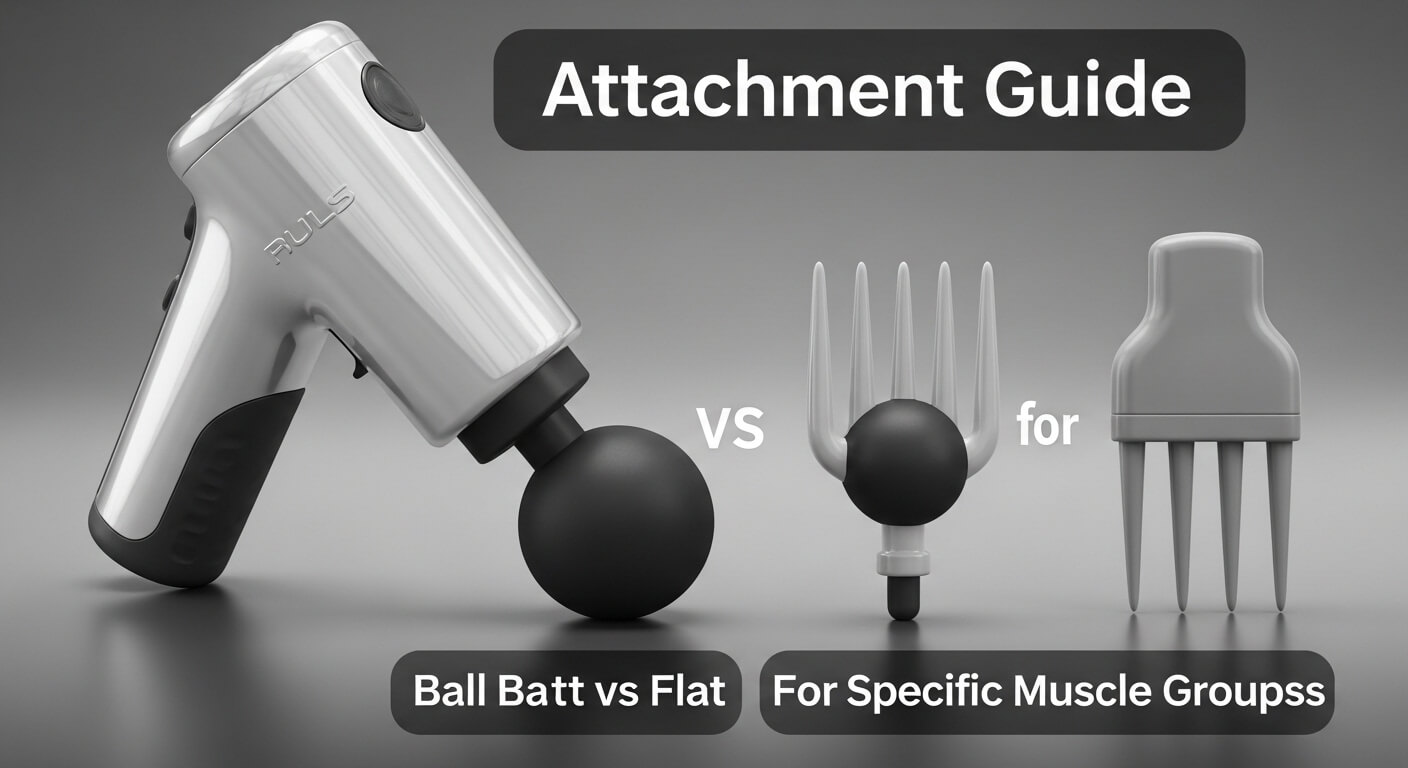 Massage Gun Attachment Guide: Ball vs. Flat vs. Fork Head for Specific Muscle Groups.jpg