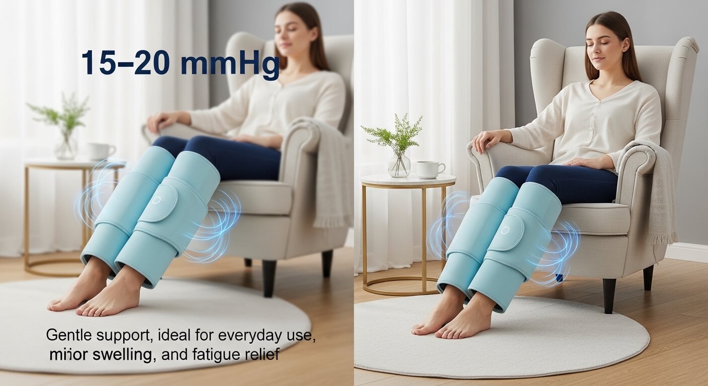 Understanding Compression Levels: 15–20 mmHg vs. 20–30 mmHg Leg Massagers Explained.jpg